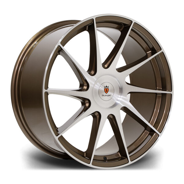 18″ STUTTGART SF11 BRONZE BRUSHED – FITMENT BLANK