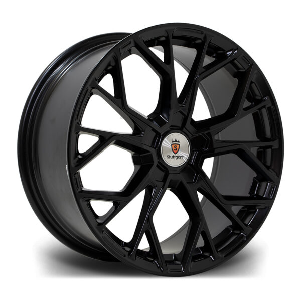 18″ STUTTGART SF12 MATT BLACK – FITMENT 5X112