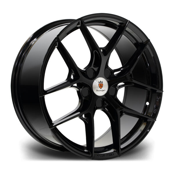 19″ STUTTGART SF13 GLOSS BLACK – FITMENT BLANK