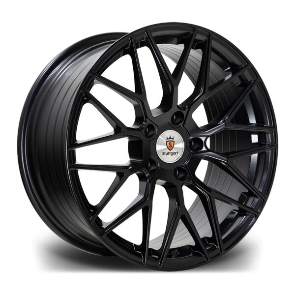 18″ STUTTGART SF14 MATT BLACK – FITMENT 5×120