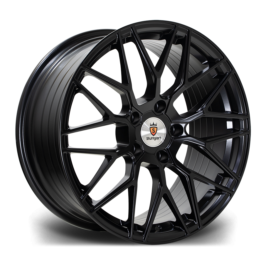 19″ STUTTGART SF14 MATT BLACK – FITMENT 5X112