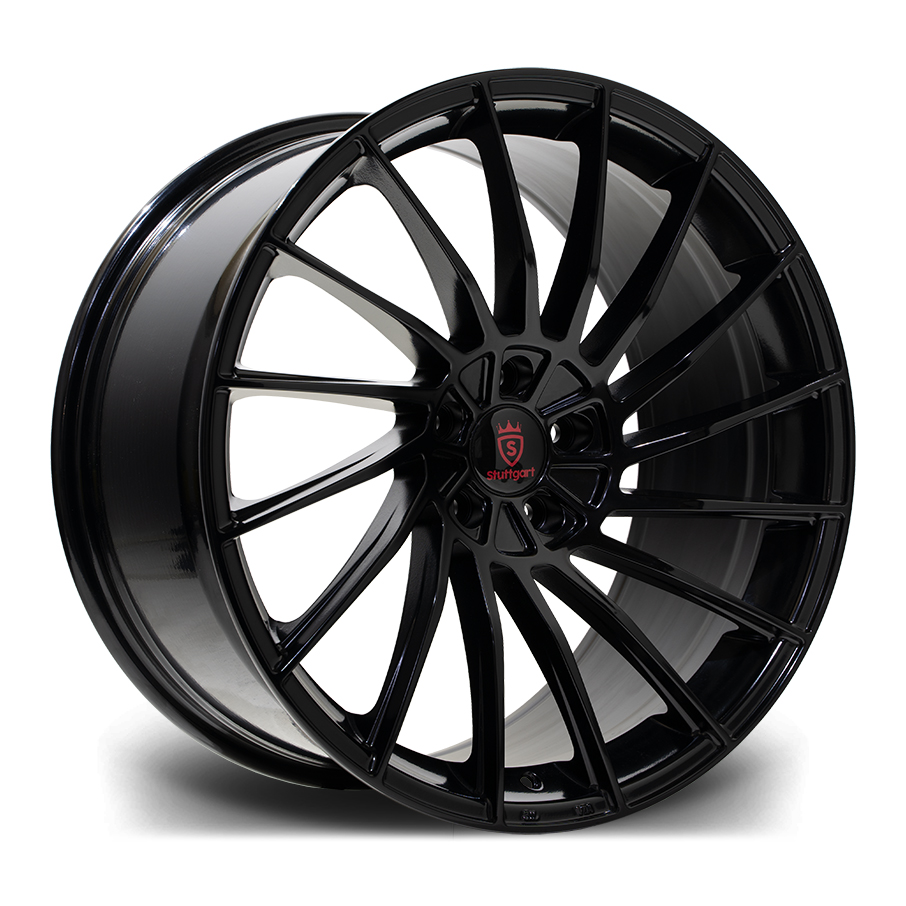 20″ STUTTGART SF16 SATIN BLACK – FITMENT 5X112