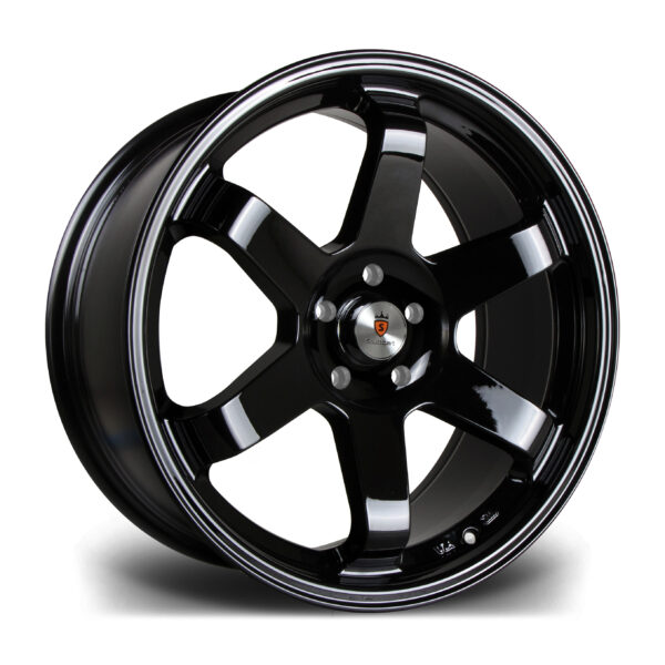 18″ STUTTGART ST16 GLOSS BLACK – FITMENT 5×100