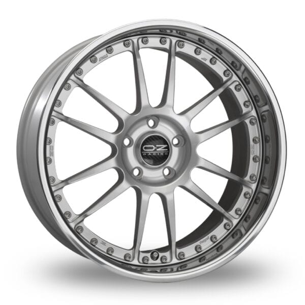 OZ RACING SUPERLEGGERA III SILVER POLISHED ALLOY WHEELS