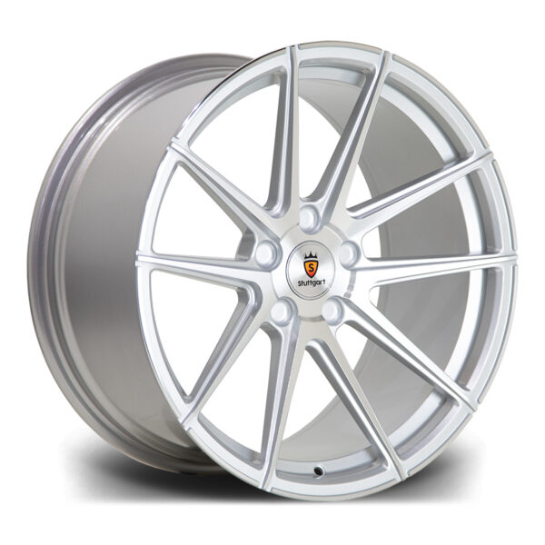 19″ STUTTGART ST9 SILVER POLISHED – FITMENT BLANK