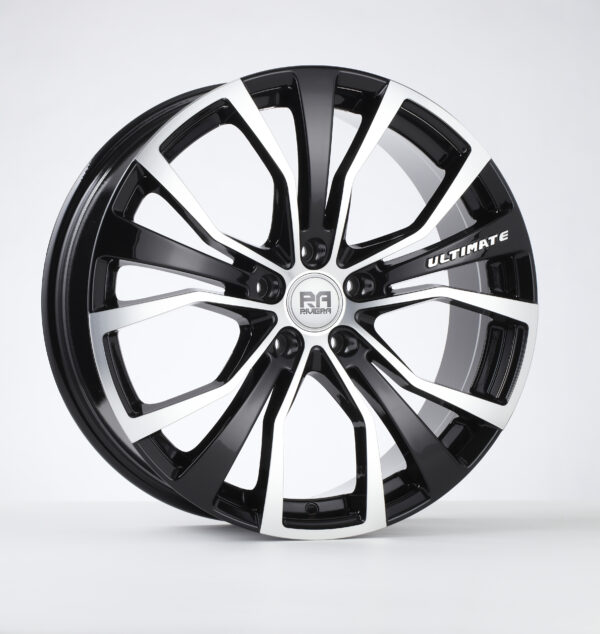 20″ RIVIERA ULTIMATE BLACK POLISHED – FITMENT 5X120