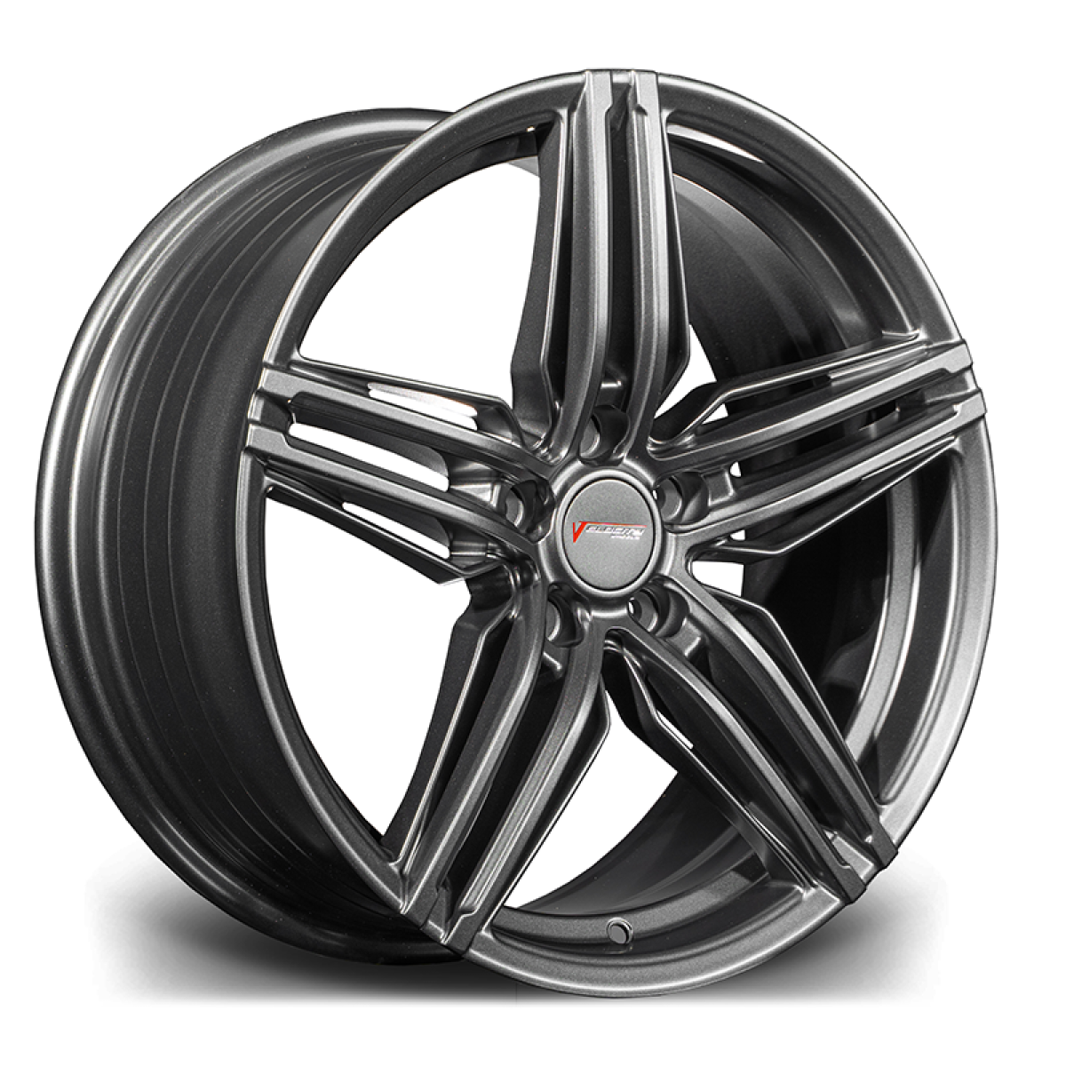 Set of Velocity VC6 Matt Grey Alloy Wheels