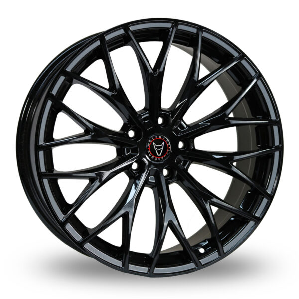 18″ Wolfrace Wolfsburg Gloss Black For VW Transporter Includes Fitting Kit And Delivery