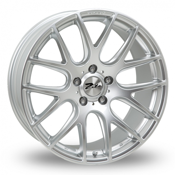 19 Inch Zito 935 Hyper Silver Alloy Wheel 5×120 10J ET 40 x2 Includes Delivery