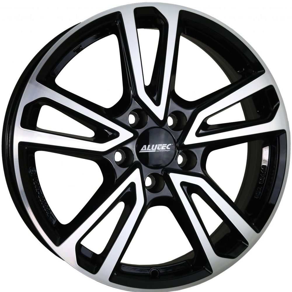 17 Inch Alutec Tormenta Black Polished Alloy Wheels Includes Fitting Kit (New Bolts) + Transferal of Tyres To New Wheels