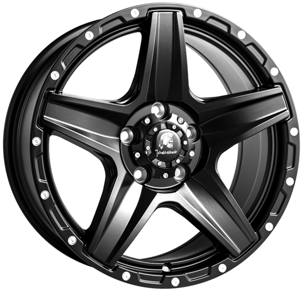 17″ Tomahawk Apache Satin Black for VW Transporter