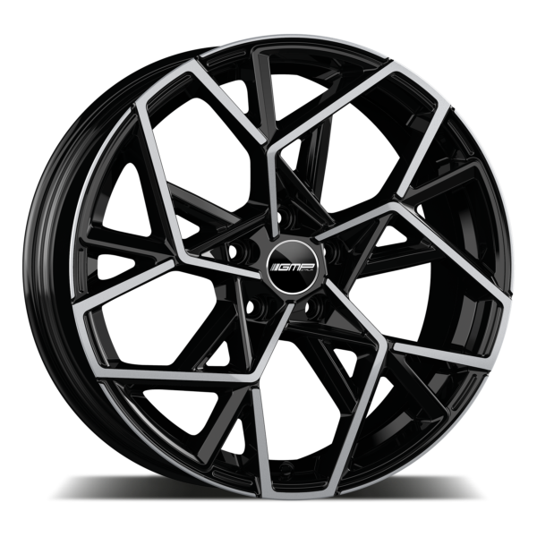 GMP ITALIA CARTESIO BLACK POLISHED ALLOY WHEELS