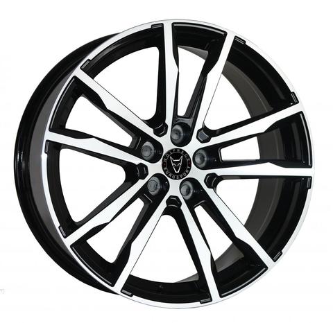 Sale: 18 Inch Wolfrace Dortmund Black Polished Alloy Wheels Includes 235/50R18 Maxxis AP3 SUV 101W XL x4 Tyres Fitted And Balanced