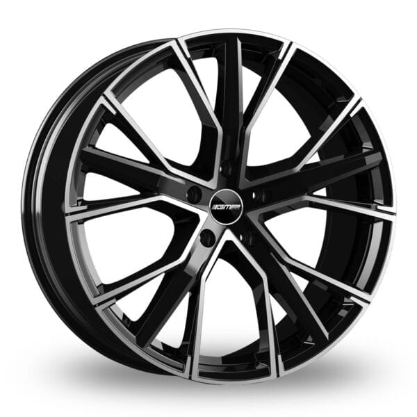 18″ GMP Italia Gunner Black Polished for Volkswagen Caddy