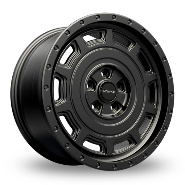 18″ Hawke Hydra Matt Black Alloys for VW Transporter