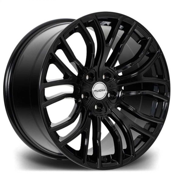 20″ Riviera RV191 Gloss Black for VW Transporter