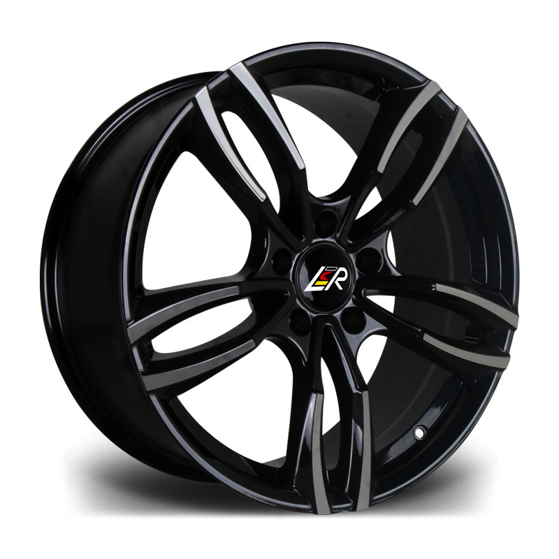 19″ LMR STAG BLACK POLISHED – FITMENT 5X120