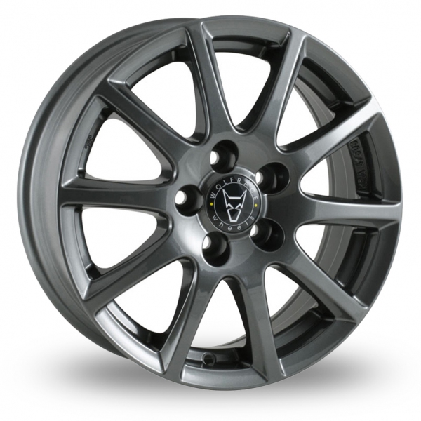 16″ Wolfrace Milano Titanium for Ford Transit Connect