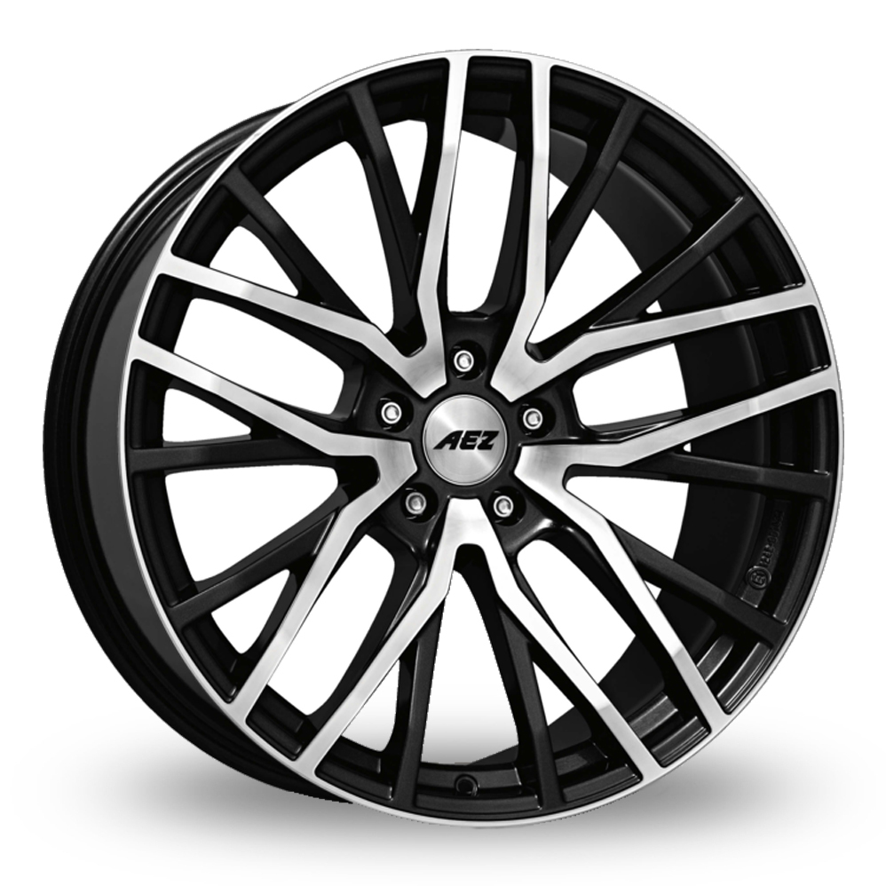 20″ AEZ PANAMA DARK GUNMETAL POLISHED ALLOY WHEELS