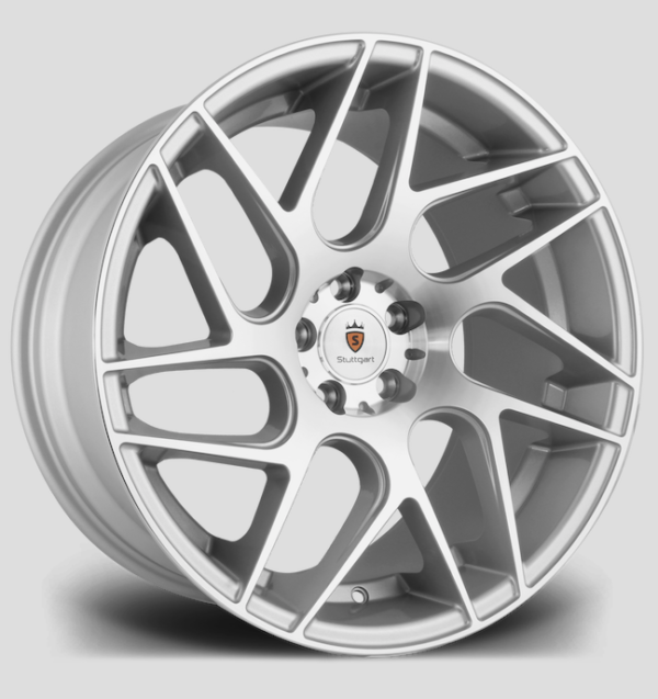 18″ STUTTGART ST12 SILVER POLISHED – FITMENT 5X112