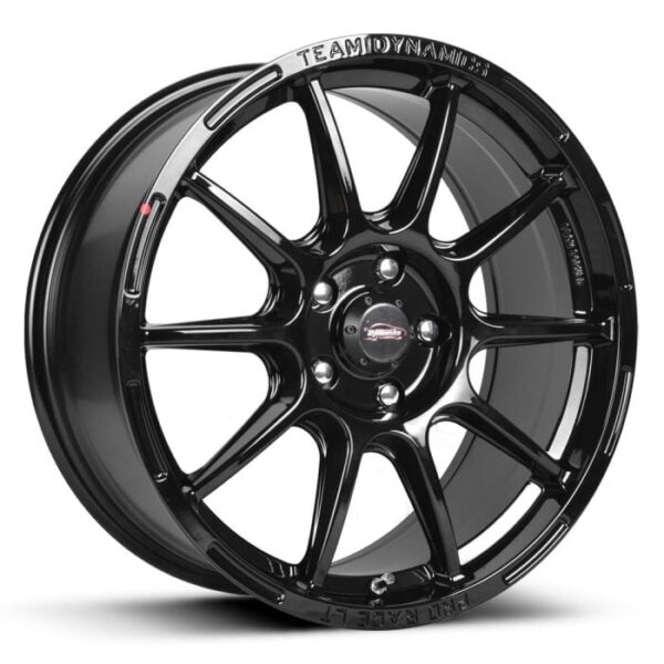 TEAM DYNAMICS PRO RACE LT GLOSS BLACK ALLOY WHEELS