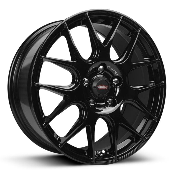 TEAM DYNAMICS PRO Y SPOKE GLOSS BLACK ALLOY WHEELS