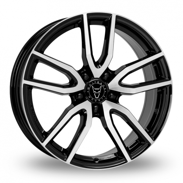 16″ Wolfrace Torino Black Polished for Ford Transit Connect