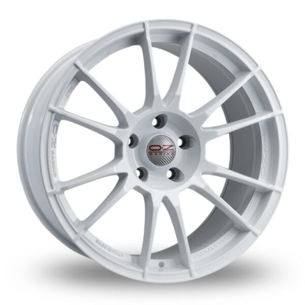 OZ RACING ULTRALEGGERA HLT WHITE ALLOY WHEELS