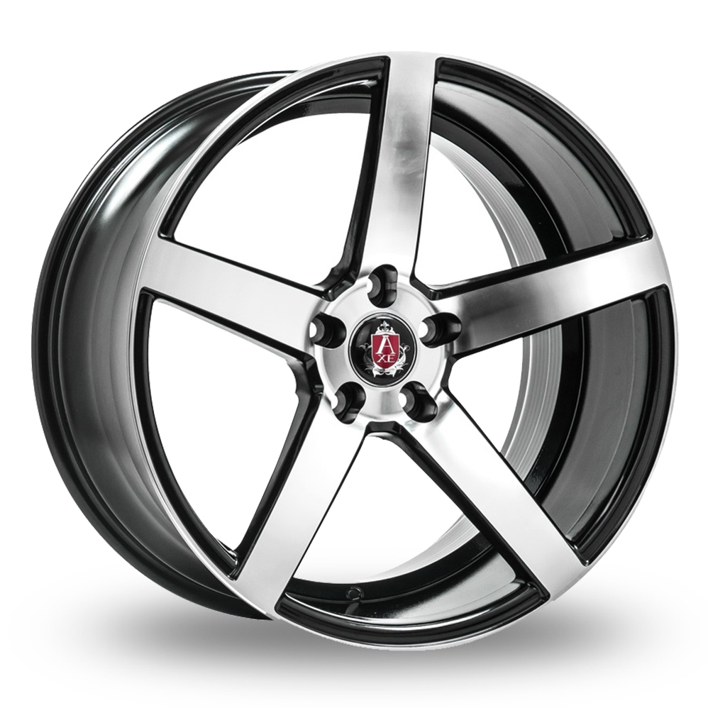 17″ Axe EX18 Black Polished for Volkswagen Caddy
